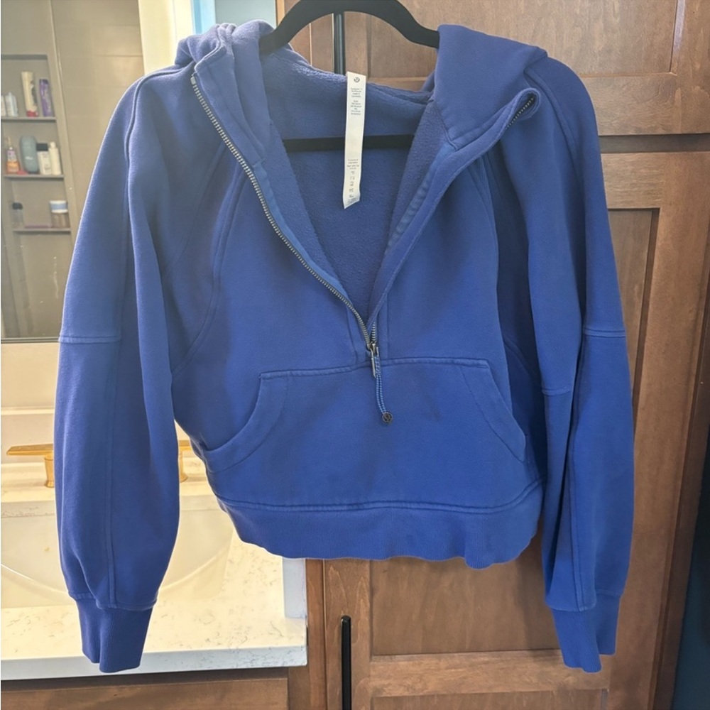 Rare wild indigo scuba jacket